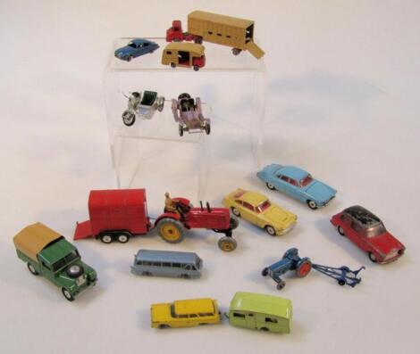 Various Dinky and Corgi die-cast vehicles