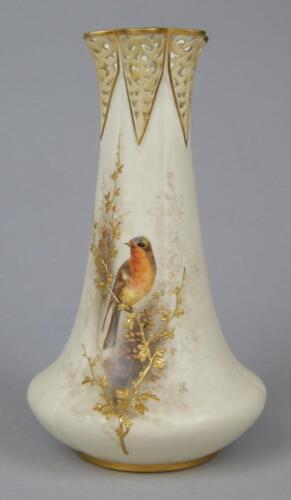 A Royal Worcester porcelain vase