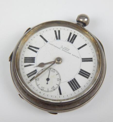 A silver pocket watch