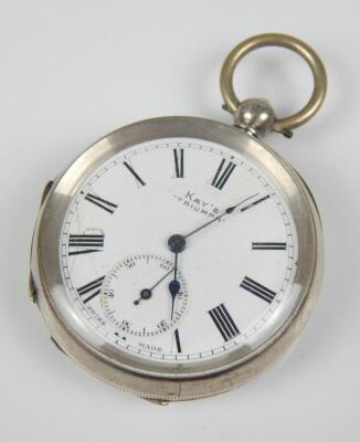 A Kay's Triumph silver pocket watch