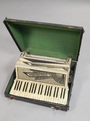 A piano accordion