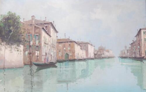 Jacopo Grimani (20th Century). Venice canal scene