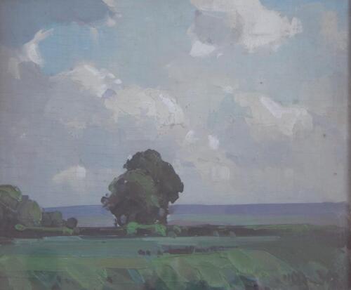 Herbert Rollett (1872-1932). Landscape - Lincolnshire