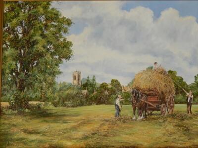 John Mills. Haymaking at Market Deeping