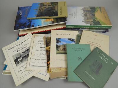 Country House Sales.- A collection of auction catalogues relating to country house sales within Linc