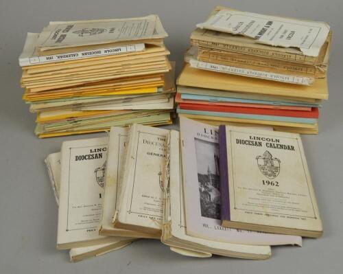 A quantity of Lincoln Diocesean calendars and Diocesean magazines