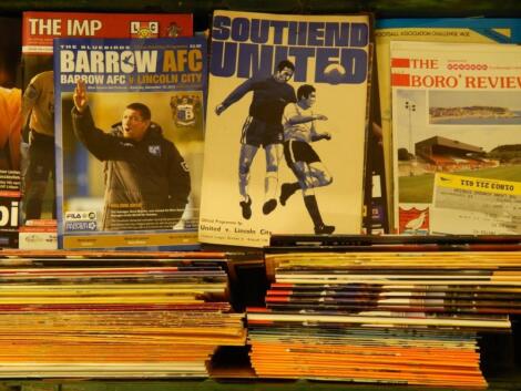 Football programmes.- a quantity of Lincolnshire football programmes