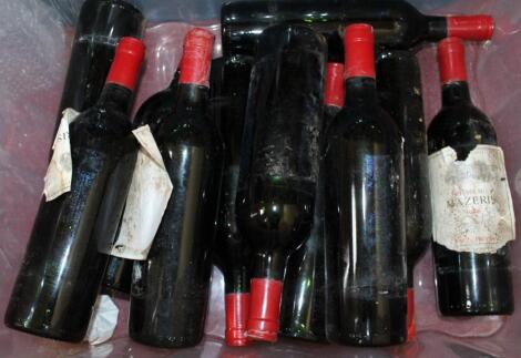 Eleven bottles of Chateau Mazeriz 1988