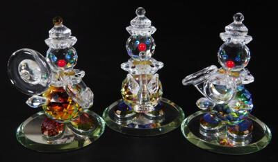 Various Swarvoski crystal figures - 3