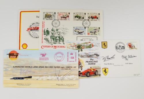 First Day Covers. Shell Motor 100 Isle of Man