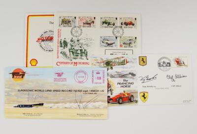 First Day Covers. Shell Motor 100 Isle of Man