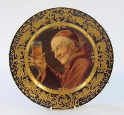 A 19thC Vienna porcelain plate