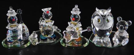 Various Swarvoski style Swarvoski and other crystal