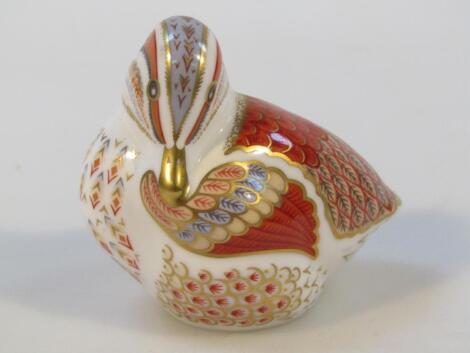 A Royal Crown Derby paperweight