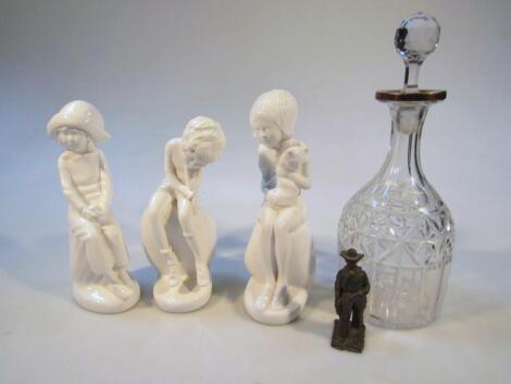 Various 20thC Spode Pauline Shaw figures