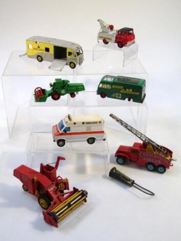 Various die-cast vehicles