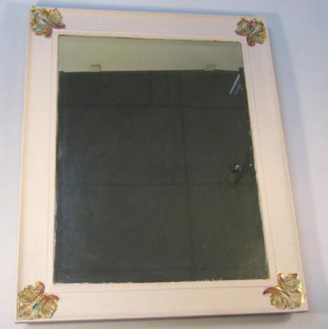 A 20thC painted mirror