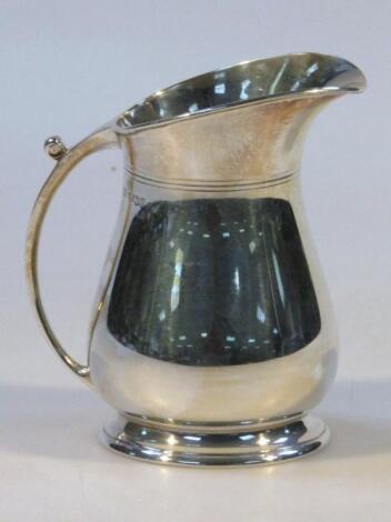 A George VI silver cream jug