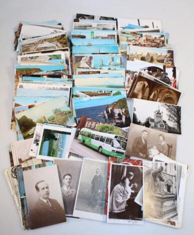 Various early 20thC and later postcards