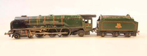 A Hornby Dublo OO-gauge Duchess of Montrose train