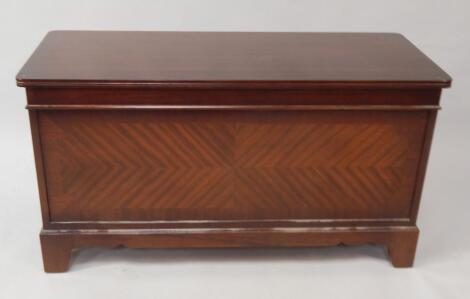 A Strongbow mahogany blanket box