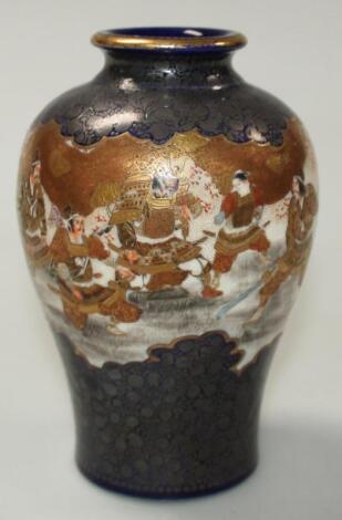 A Japanese Meiji period satsuma vase