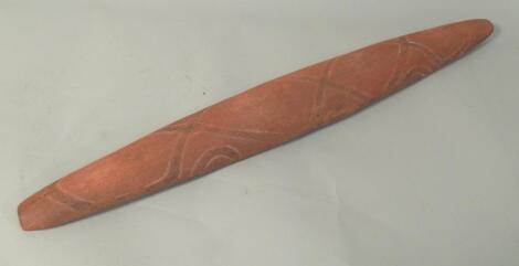 A Tribal Art. An Aboriginal wooden shield