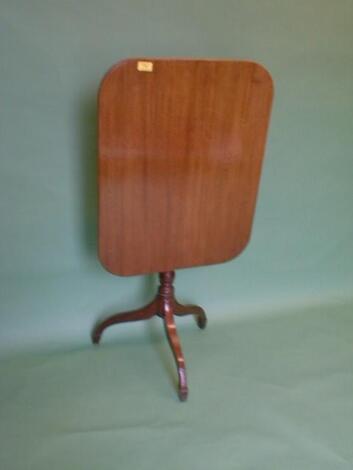 A 19thC mahogany pedestal table