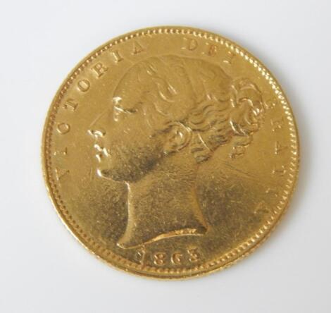 A Victorian full gold sovereign