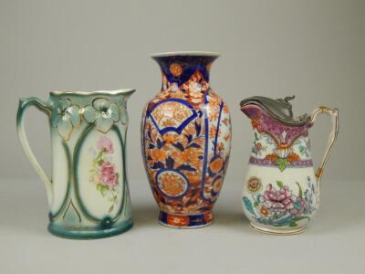A collection of late 19th/early 20thC porcelain