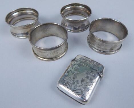 A collection of small silver etc.