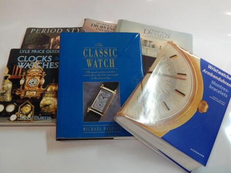 A quantity of books relating to clocks and watches