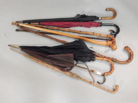 Various umbrellas