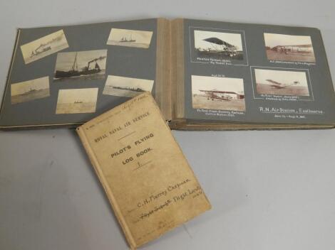 A quantity of World War 1 aviation ephemera