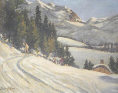 John E Kay. End of the Ski Run