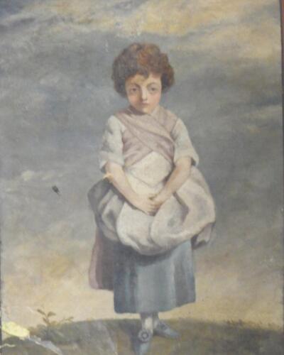 18th/19thC Continental School. Country maiden