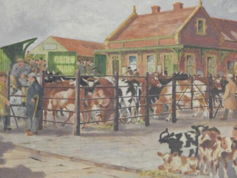 Walter Willbond. The Cattle Auction