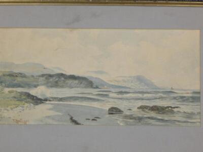 T Mortimer. Coastal scene - 4