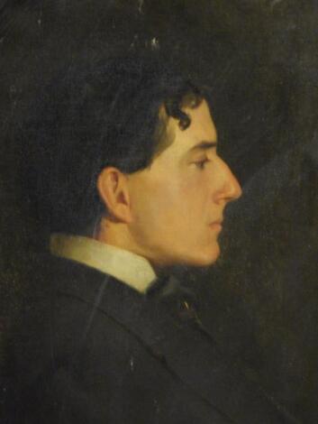 19th/20thC British School. Head and shoulders portrait of a gentleman