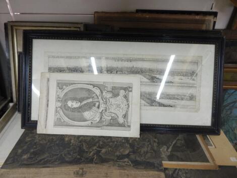 A group of various 17thC and later book plates