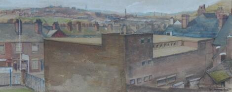 Pam Littlewood (20thC). Townscape