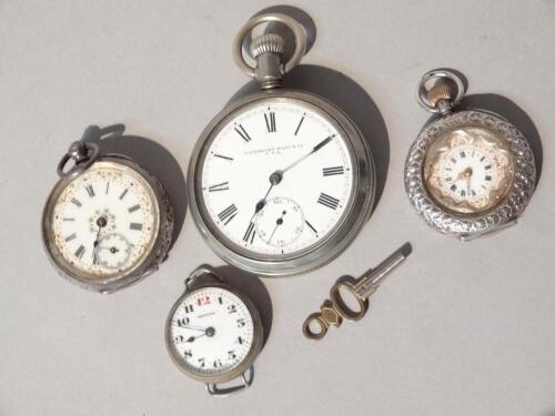 Various pocket watches