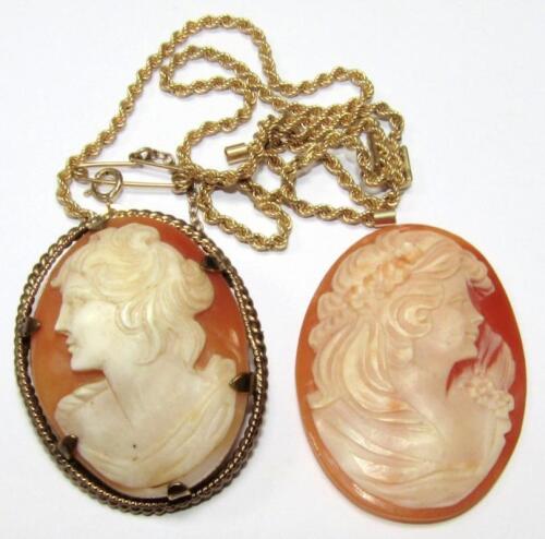 An early 20thC Italian shell cameo