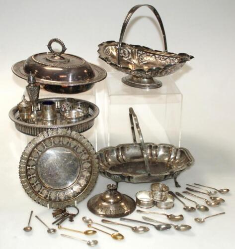 Various silver and plate