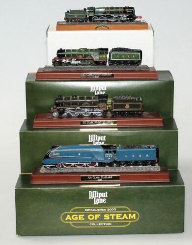 Various Lilliput Lane Age Of Steam figures