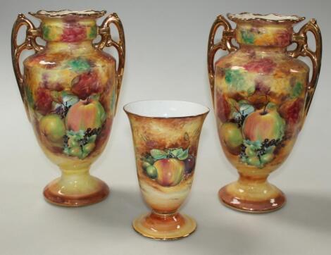 A pair of Sovereigndale Pottery vases