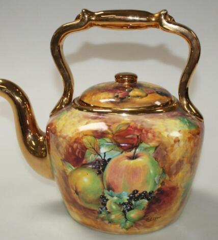 A 20thC Sovereigndale Pottery teapot