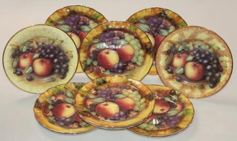 Various 20thC Hose Street Pottery plates