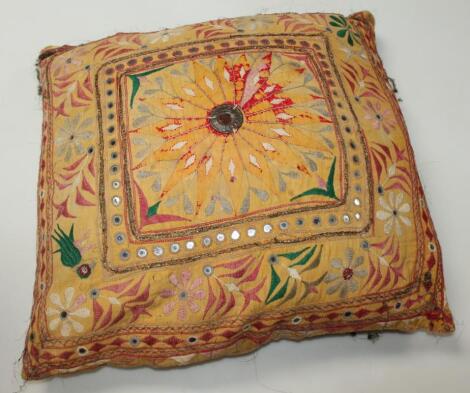 An early 20thC eastern cushion