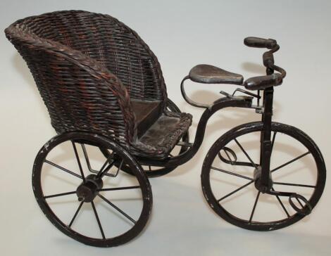 A 20thC miniature tricycle